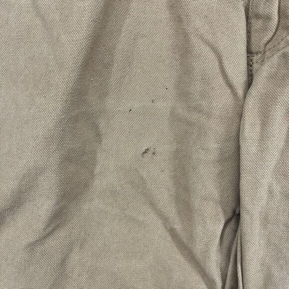 Berkley Jensen Carpenter Pants Mens 34x30 Brown Duck Canvas Workwear Hammer Loop - Picture 5 of 16